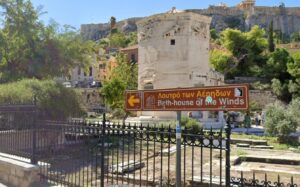 Ο Πύργος των Ανέμων (Αέρηδες) στη Ρωμαϊκή Αγορά, Αθήνα